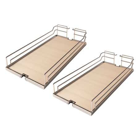 Kessebohmer Dispensa Trays 11W Champagne/Maple 2500040103, 2PK 2500040103